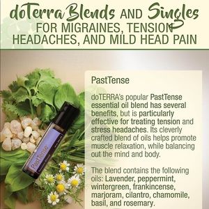 NWT Unopened DoTerra PastTense 10ml Roll On Bottle